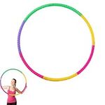 1 Pcs Hula Hoop Kids Hula Hoops for Children Small Hula Hoop for Kids 7 Sections Colorful Detachable Tubes Fitness Hula Hoops for Kids Hula-hoop Adjustable Hoola Hoops Kids Hula Hoop Lose Weight