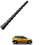 Auto Addict Vehicle Roof Mount Rubber Antenna Mast Flexible Car Replacement Antenna Black for Renault Triber