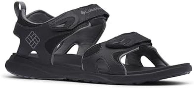 Columbia Mens Columbia 2 Strap, Black/Titanium Grey Steel, 11