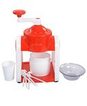 Vroxy Portable Razor Sharp Ice Gola Slush/Crusher Maker | Stainless Steel and Plastic Slush Maker | ice Gola Maker Machine for Home Kids (Colour May Very)