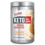 SlimFast Advanced Keto Fuel Shake for Keto Lifestyle, Creamy Vanilla Flavour, 10 Servings, 320g