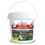 Nutrigrow 4-in-1 Feed, Weed & Moss Killer Lawn Fertiliser - 160m² Pack