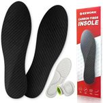 Carbon Fiber Insoles, Carbon Fiber Foot Plate 1 Pair Rigid Shoe Insert Support Turf Toe, Foot Fractures, Morton Extension, Hallux Rigidus and Limitus - Alternative to Post Op Shoe