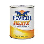 Fevicol Heatx - Fast Setting Heatproof Adhesive | Sets in 10minutes | Mix instantly | Water resistant | 1 Litre