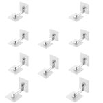 6 Pcs Furniture Wall Anchor no Drill The Wall Install Anti tip Furniture with kit Baby proofing Gear fix The Shelf to The Wall to Prevent Furniture Falling for Child Safety