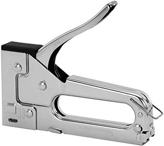 STANLEY TR45 Light Duty Staple Gun, Chrome, Black, one size