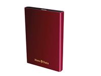 Manxdata 320GB Red Portable External Hard drive USB 3.0 for use with Windows PC, Apple Mac, Smart TV, XBOX ONE & PS4