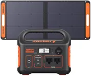 Jackery Solar Generator 300, 293Wh Backup Lithium Battery with 1XSolar Panel SolarSaga 100W, 110V/300W Pure Sine Wave AC Outlet for RV Outdoors Camping Travel Blackout