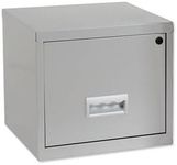 Pierre Henry Filing Cube Cabinet Steel Lockable 1 Drawer A4 W400xD400xH400mm Silver Ref 599000