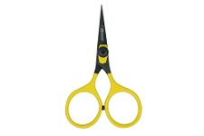 Kingfisher Fly Fishing Fly Tying Razor Scissor, 4in - Yellow