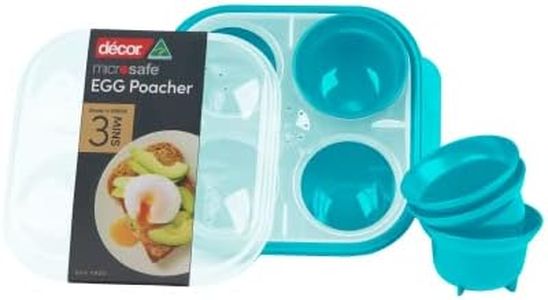 Decor Microsafe Egg Poacher, Teal