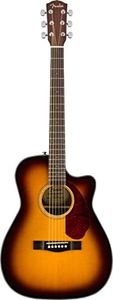 Fender CC-140SCE Concert Cutaway Acoustic Guitar, Sunburst, with Case