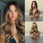 HAIRCUBE Ombre Blonde Wave Wigs for