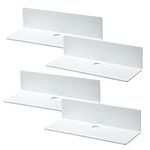 4 Pcs Acrylic Floating Shelves, Sma