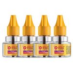 Good knight Gold Flash Liquid Vapourizer | Mosquito Repellent Refill | Lavender Fragrance | Pack of 4 (45ml each)