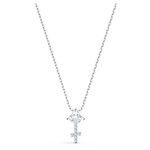 Swarovski Women's Zodiac Pendant Necklace, Finely Cut Stones in White with a Mixed Metal Finish Chain, For Sagittarius