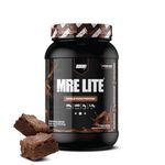 REDCON1 MRE Lite Whole Food Protein Powder, Fudge Brownie - Low Carb & Whey Free Meal Replacement with Animal Protein Blends - Easy to Digest Supplement Made with MCT Oils (30 Servings)