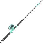 Zebco Kids Rambler Spincast Reel and Fishing Rod Combo, 5-Foot 3-Inch 2-Piece Fishing Pole, Size 30 Reel, Changeable Right- or Left-Hand Retrieve, Pre-Spooled with 8-Pound Zebco Cajun Line