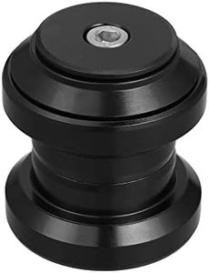 X AUTOHAUX 34mm 1-1/8" Threadless Bicycle Headset Combo Bike Threadless External Headset Sealed Cartridge Bearings MTB Road Headset with Top Cap Black