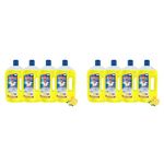 Tri-Activ Disinfectant Floor Cleaner |Double Strong | Half Cap Only | 10X Cleaning with 99.9% germ kill | Citrus Fragrance - Pack of 8 (1000ml x 4 units)