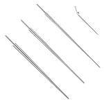 BodyAce G23 Titanium Threadless Piercing Taper, 14G 16G 18G Piercing Taper Insertion Pin, Body Piercing Stretching Kit Assistant Tool for Nose/Ear/Navel/Lip/Eyebrow, Crystal Cubic Zirconia,