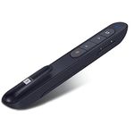 iBall PresenTourch C9 Wireless Presenter with LED Flash Light Torch I Slim and Light Weight I Multi Functional Presenter I Ergonomic and Sleek I - Black