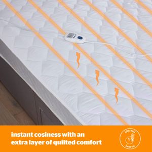 Silentnight King Size Electric Blanket – Soft Heated Bed Cover