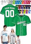 Custom St Patrick's Day Baseball Jersey - Personalized Irish Baseball Shirt Sport Uniform for Men Women Adult Boy - Customized