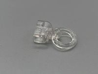 Pack of 20 13mm Clear Clip on Roman Blind Rings