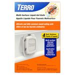 TERRO Indoor Liquid Ant Baits with Multi-Surface Adhesive Strips – 4-Pack, Ant Trap and Bait Station for Discreet Baiting, Stations for Complete Colony Elimination, Discreet Ant Traps, T334BCAN