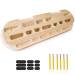POWER GUIDANCE Rock Climbing Hangboard Wood Climbing Fingerboard Hold Home Equipment Finger Strengthener for Training Finger