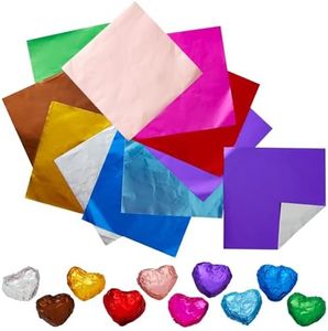 Stockroom Plus Aluminum Foil Wrappers for Candy and Chocolate (4 In, 10 Colors, 1000 Sheets)