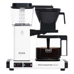 Moccamaster 53823 KBG Select UK Plug Filter Coffee Machine, Aluminium, 1520 W, 1.25 liters - Matt White