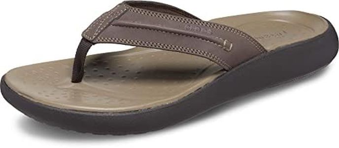 Crocs Homme Yukon Vista Ii Lr Flip Sandals, Expresso, 42/43 EU
