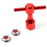 Yosoo 2 Pcs Golf Putter Weights Red Screw Wrench Tool for Scotty Cameron Putters (20G)