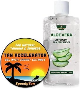Premium Tan Accelerator Gel - For Sunbed Use & Natural Tanning - Natural Tanning Accelerator With Carrot Tanning Oil - UK Based Brand
