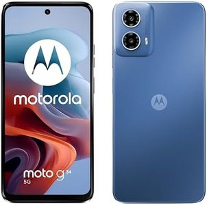 Motorola Moto g34 Smartphone (6,53“ HD+ Display, 50 MP Camera, 4/128 GB, 5000 mAh Battery, Android 14) Ice Blue