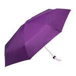 Popy Nano 5Fold Solid Colour Umbrella | World's Largest Small Umbrella | Pocketable size with full 1m+ wide cover when open| 200 g weight | Collection2 (Violet)