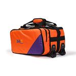 KAZE SPORTS 2 Ball Compact Bowling Roller (Orange-Purple)