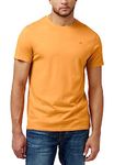 Buffalo David Bitton Men's Super Soft Essential Basic Tee T-Shirt, Tangerine S23, Large