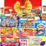 Bumper Retro Sweets Gift Box: Gorgeous Fun Old Fashioned Retro Pick & Mix Sweet Hamper Selection. A Perfect Present For Men, Women & Kids At Birthdays, Congratulation and Father's Day