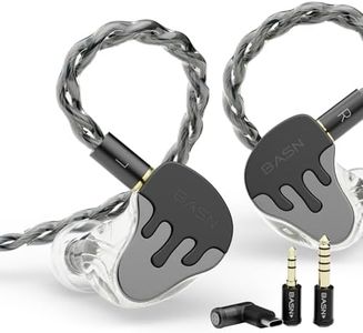 BASN BmasterX Type-C IEM Audio Earphones Hybrid 6 Drivers (Gunmetal Gray)