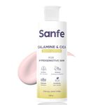 Sanfe Calamine & Cica Body Lotion | For Itching, Irritation, Redness, Dryness | Rapid Relief For Hypersensitive skin | For Men & Women - 200ml