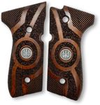 Zib Grips Wooden Handmade Grips for Beretta 92FS, 92, 92F, 92A1, 92FS INOX, 92G, 92D, 96, 96D, 96A1, M9, M9A1 and Girsan Regard MC Grips, Cachas para 9mm Beretta 92FS (92 F - Zib Series)