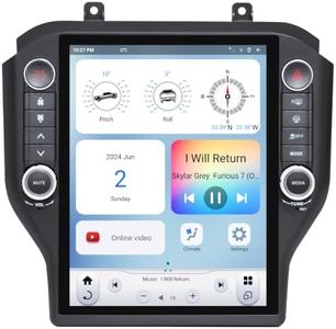 LINKSWELL GEN 6 Car Radio for Ford Mustang 2015-2023 Android Car Stereo Upgrade 12.1 Inch Touch Screen Replacement Head Unit with Wireless CarPlay Bluetooth GPS Navigation