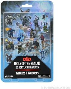 Wizkids D&D Idols of The Realms Wizards and Warriors 2D Miniatures Set
