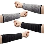 BLMHTWO 2 Pairs Cut Resistant Sleeves, Level 5 Arm Protection Sleeves Protective Arm Sleeves for Work Men Women Forearm Sleeve Gardening Sleeves Arm Protection for Garden Kitchen Cooking