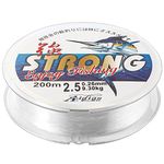 200 M Fishing Wire, 0.26mm Clear Fishing Line 2.5 Spool Invisible Fishing Wire Nylon Line Clear Wire Fishing Wire for Hanging Crafts Fishing