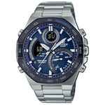 Casio Men's Analogue-Digital Quartz Watch with Stainless Steel Strap ECB-950DB-2AEF