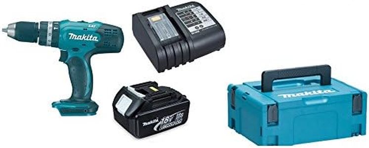 Makita DHP453SF DHP453 LXT 18V Combi Drill with 3Ah BL1830 Battery DC18SD Charger & Case